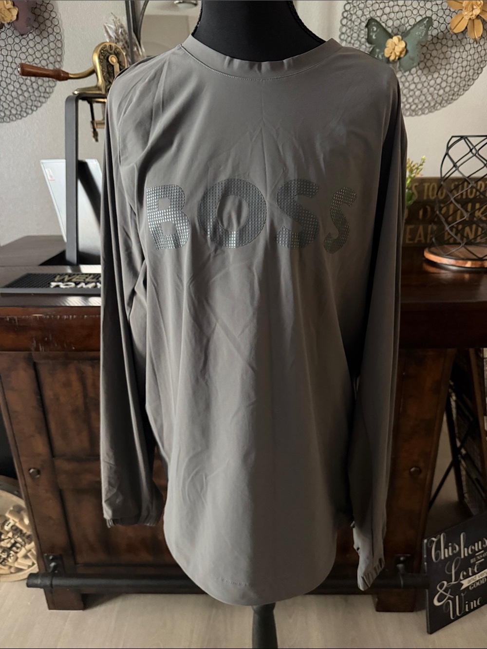 Hugo BOSS Men’s Pullover Windbreaker